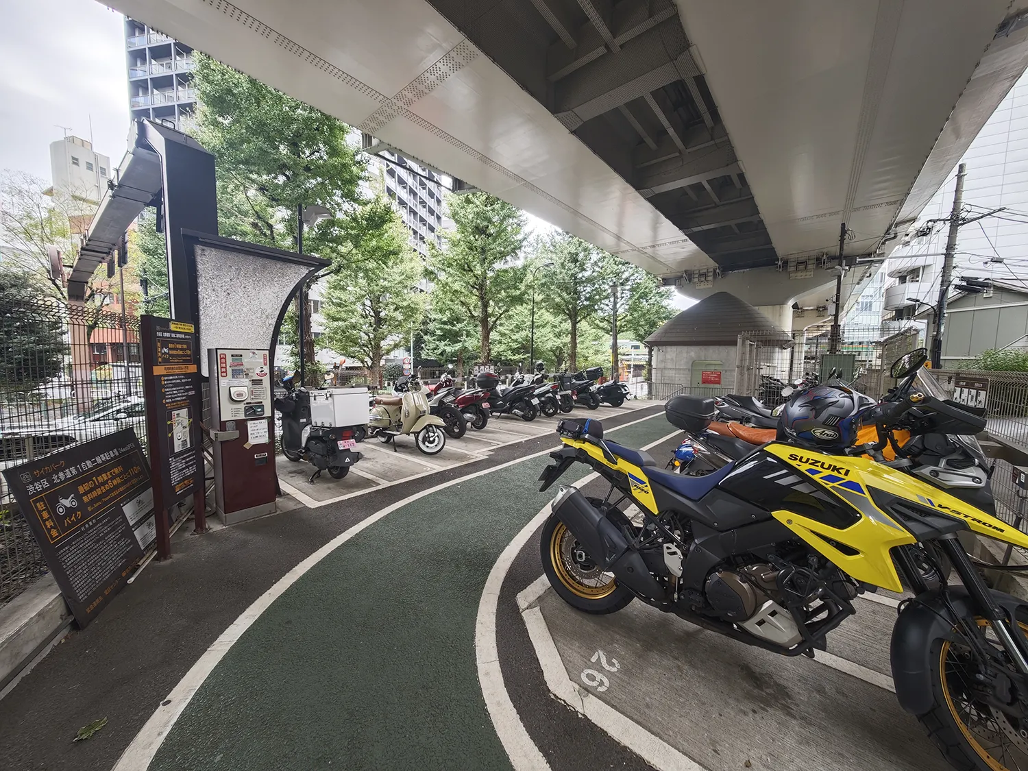 代々木・北参道の時間貸しバイク駐車場