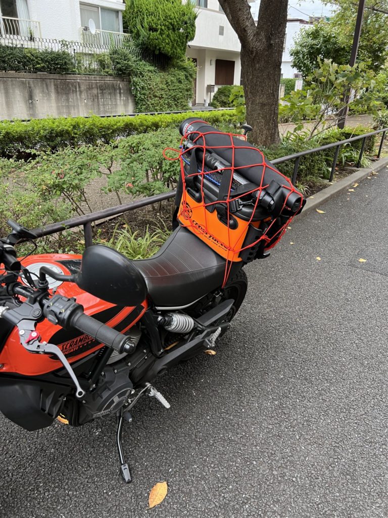 バイクで釣りに行く時の装備