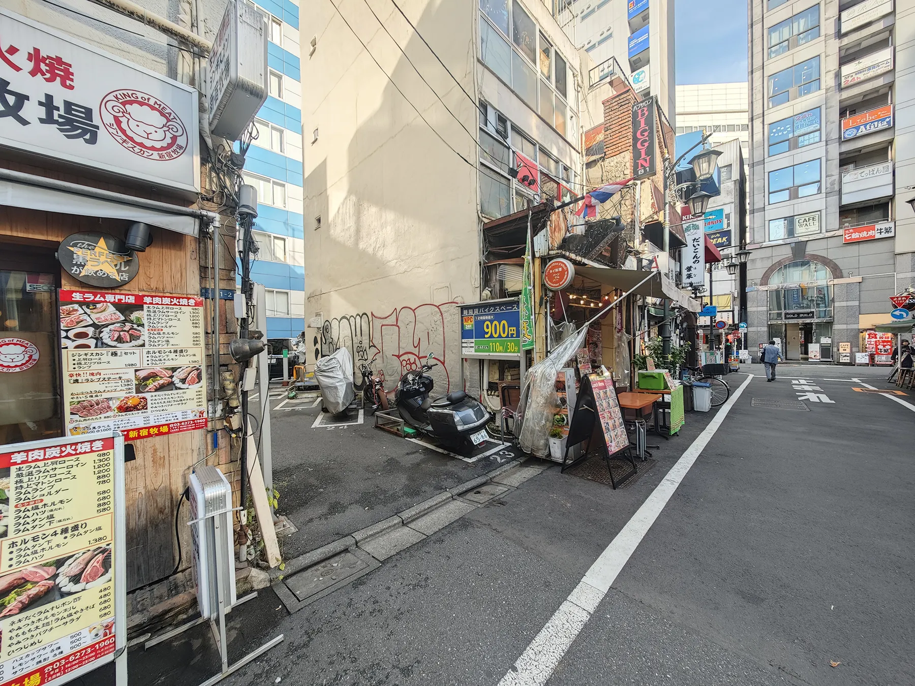 新宿のバイク