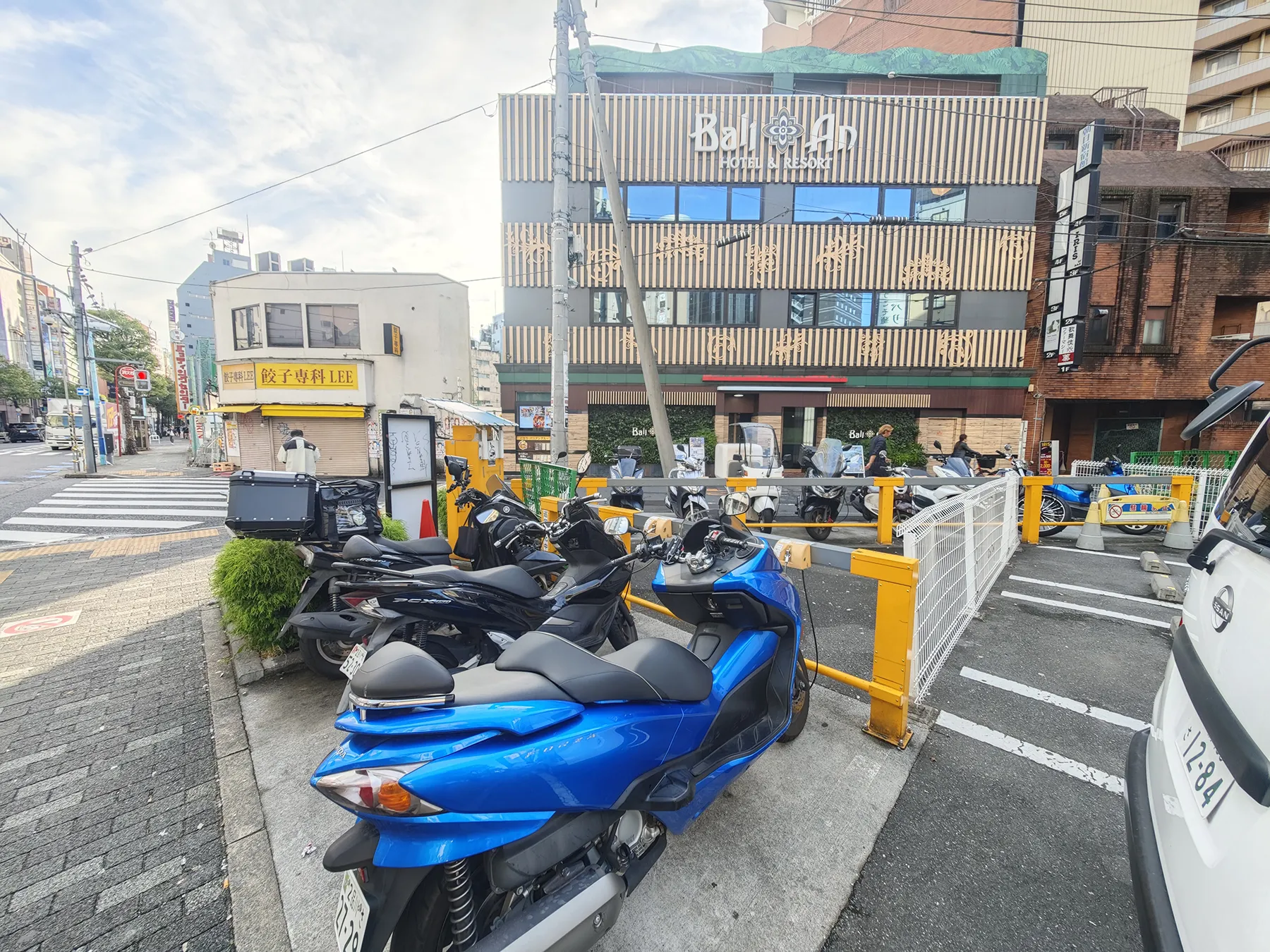 新宿のバイク