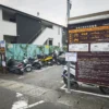 新横浜のバイク駐車場